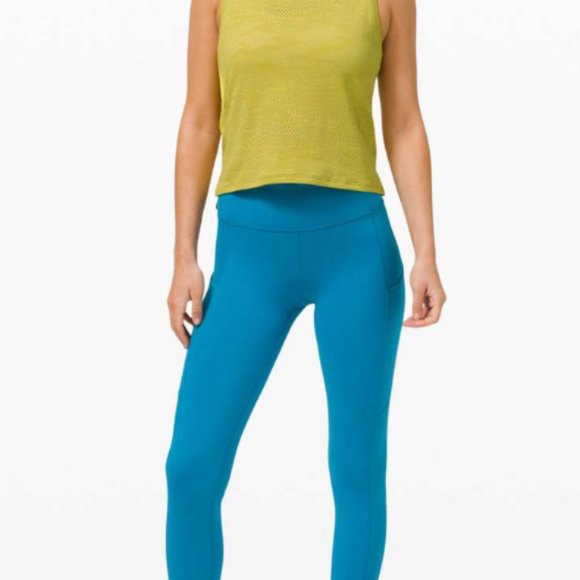 NWT Lululemon Train to Be Tank Top in MUSTARD - Picture 5 of 9